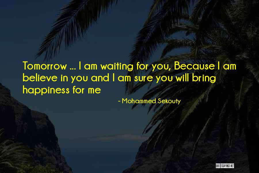 Waiting For You Quotes By Mohammed Sekouty Waiting For You Quotes By Mohammed Sekouty