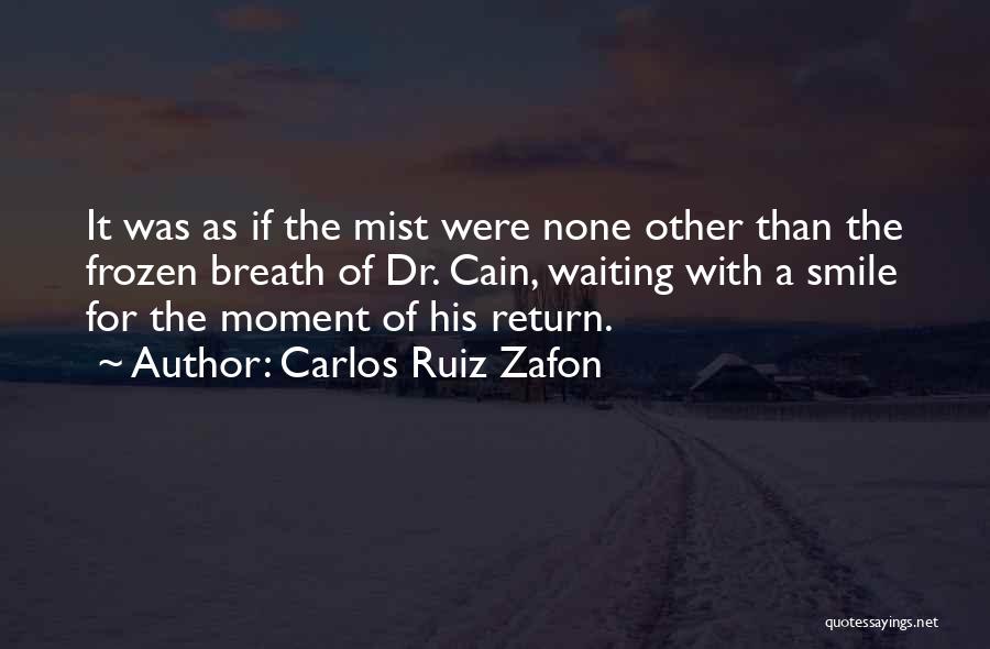 Waiting For Your Smile Quotes By Carlos Ruiz Zafon