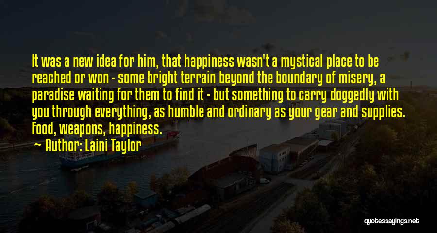 Waiting Happiness Quotes By Laini Taylor