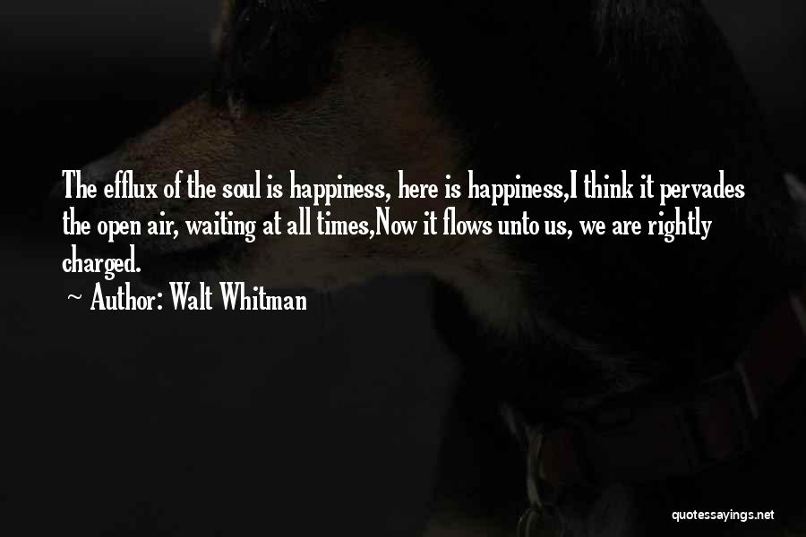 Waiting Happiness Quotes By Walt Whitman