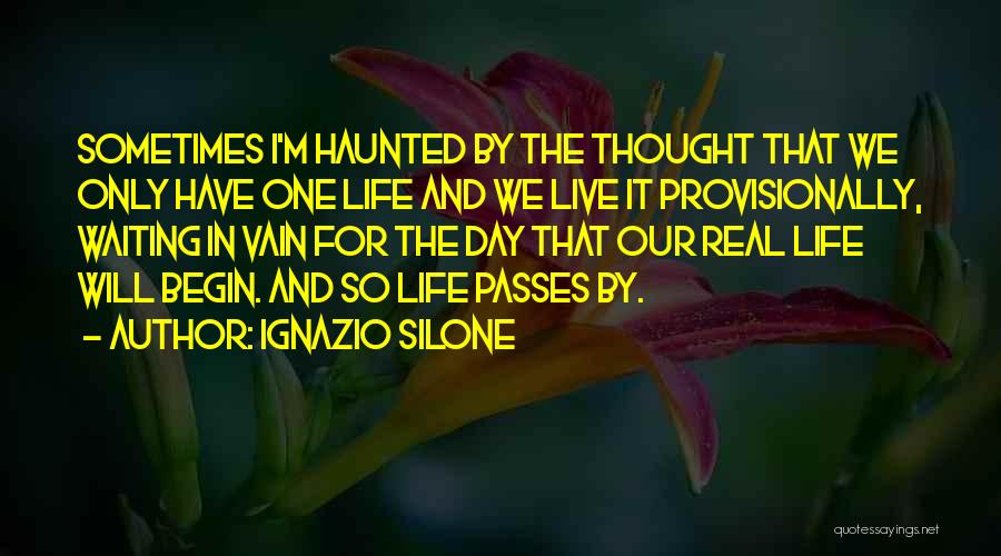 Waiting In Vain Quotes By Ignazio Silone