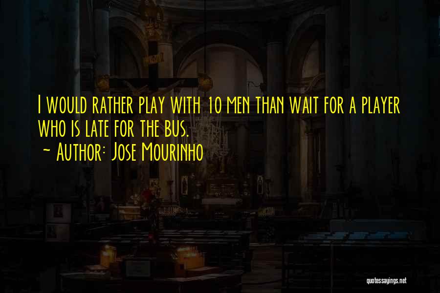 Waiting Is For Quotes By Jose Mourinho