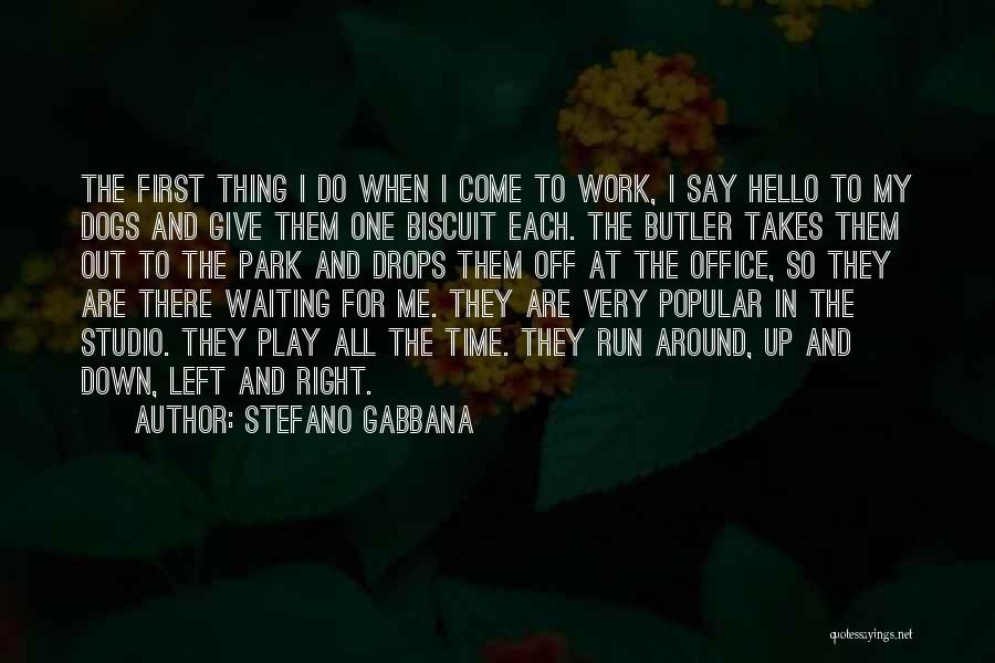 Waiting Right Time Quotes By Stefano Gabbana
