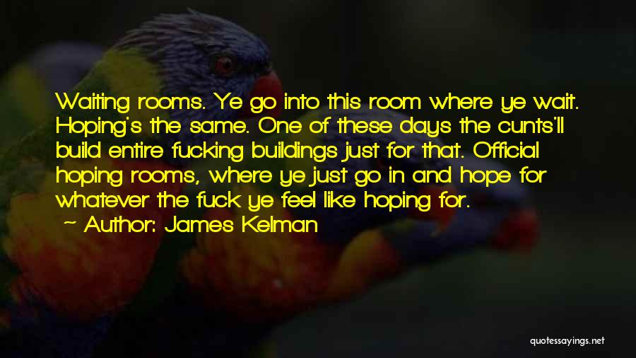 Waiting Rooms Quotes By James Kelman