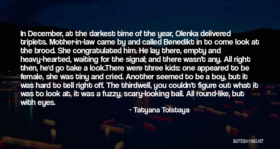 Waiting The Right Time Quotes By Tatyana Tolstaya