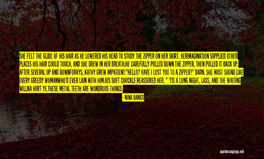 Waiting To Get Hurt Quotes By Nina Bangs Waiting To Get Hurt Quotes By Nina Bangs