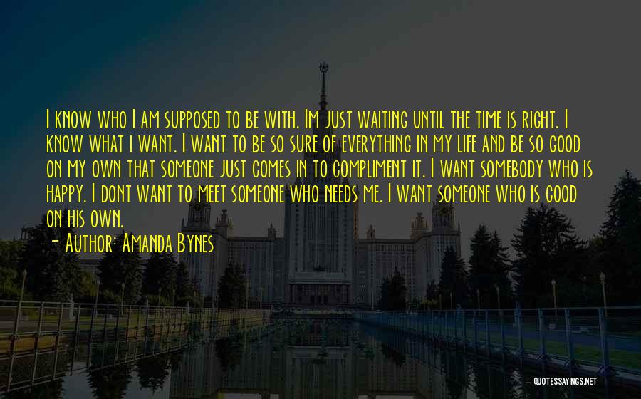 Waiting To Meet Someone Quotes By Amanda Bynes