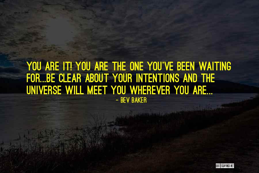 Waiting To Meet Someone Quotes By Bev Baker