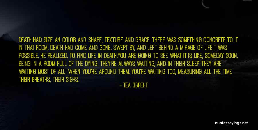 Waiting To See You Soon Quotes By Tea Obreht Waiting To See You Soon Quotes By Tea Obreht