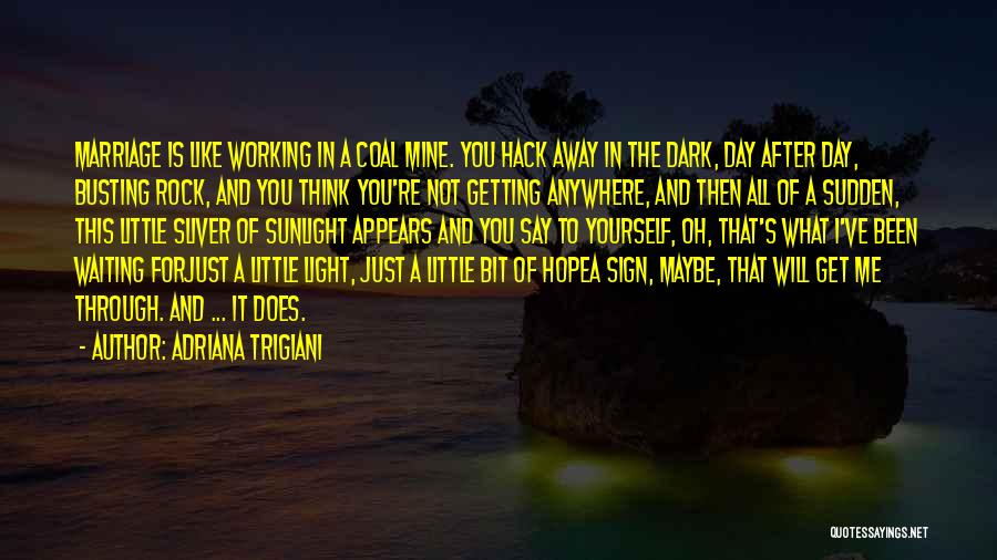 Waiting Until Marriage Quotes By Adriana Trigiani