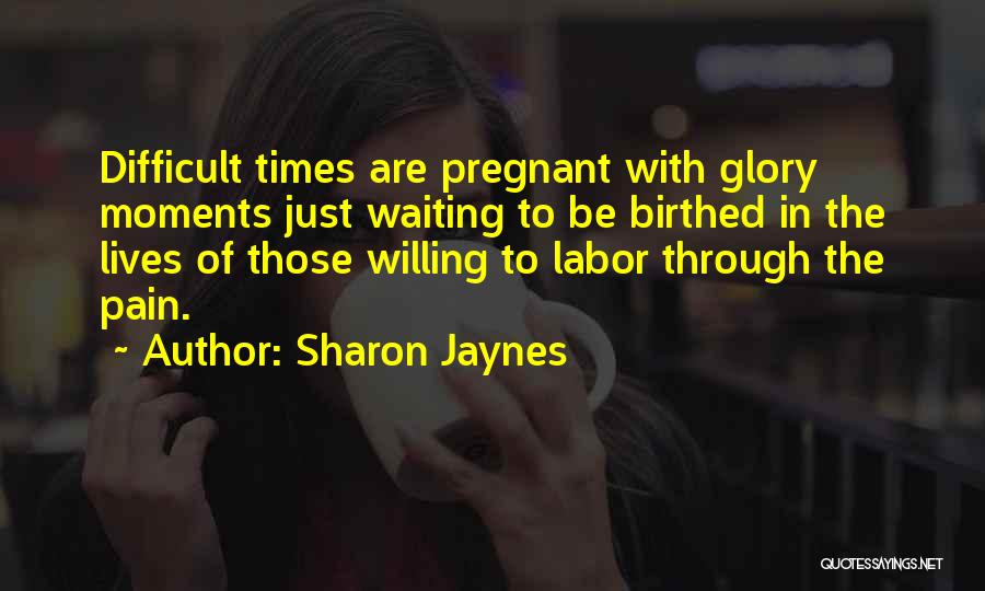 Waiting With Hope Quotes By Sharon Jaynes