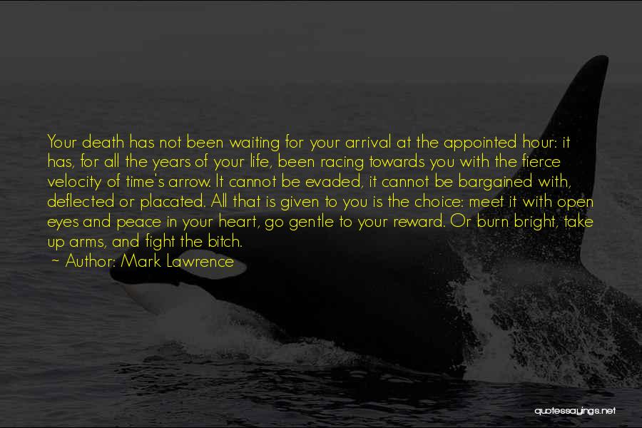Waiting With Open Arms Quotes By Mark Lawrence