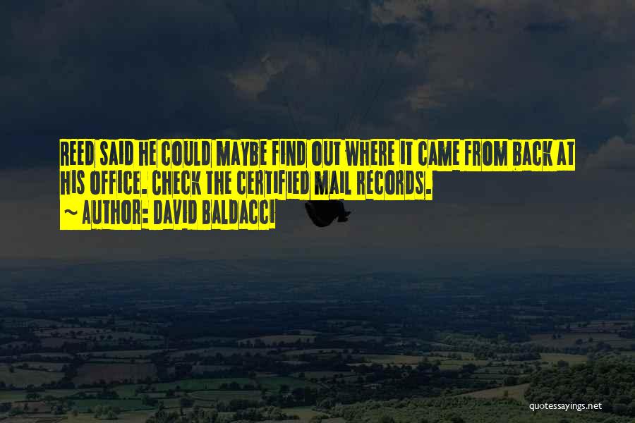 Wakabayashi City Quotes By David Baldacci