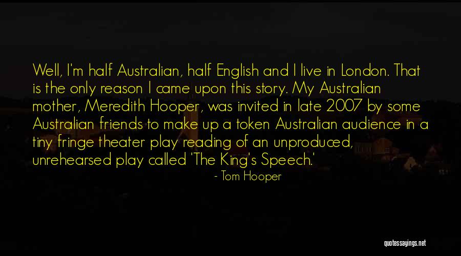 Wake Forest Quotes By Tom Hooper Wake Forest Quotes By Tom Hooper