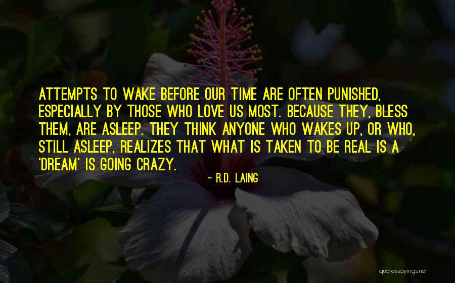 Wake Me From This Dream Quotes By R.D. Laing Wake Me From This Dream Quotes By R.D. Laing