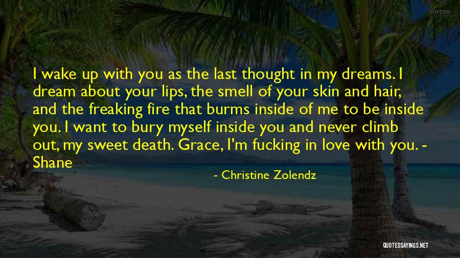 Wake Me Up Love Quotes By Christine Zolendz