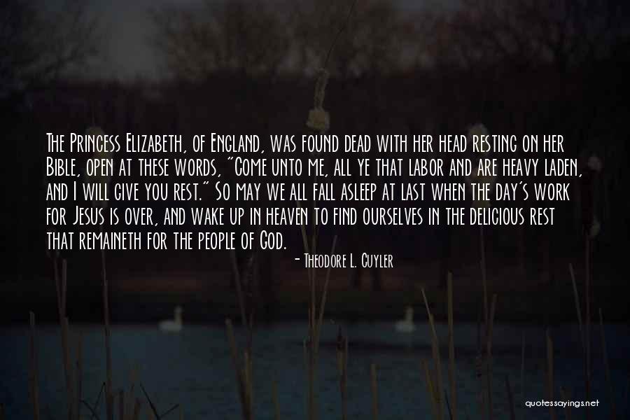Wake The Dead Quotes By Theodore L. Cuyler Wake The Dead Quotes By Theodore L. Cuyler