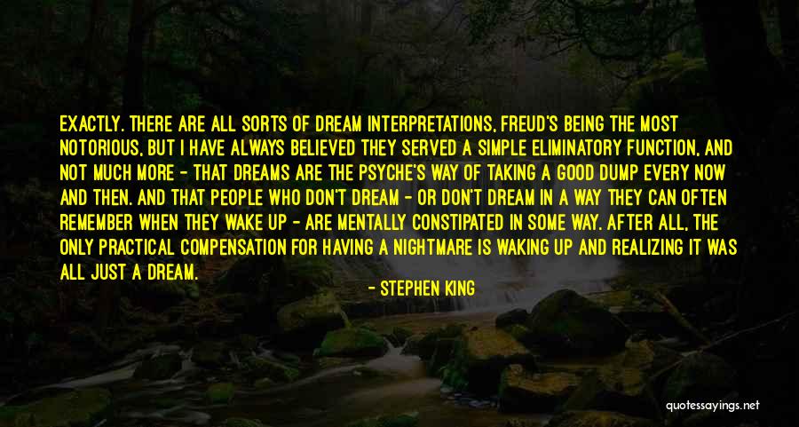 Wake Up And Dream Quotes By Stephen King Wake Up And Dream Quotes By Stephen King