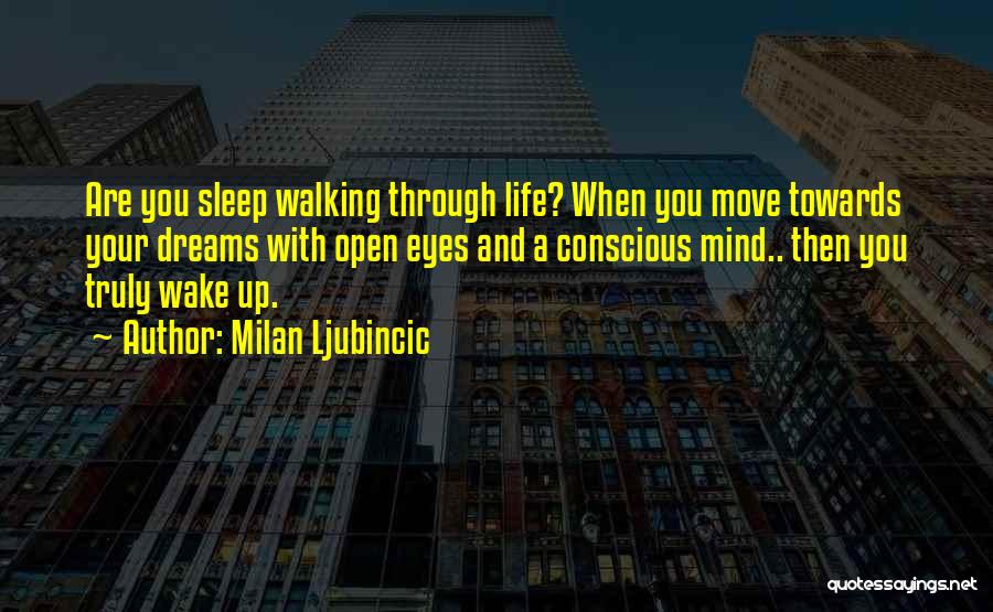 Wake Up And Open Your Eyes Quotes By Milan Ljubincic