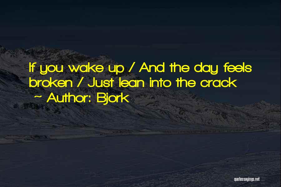 Wake Up And Quotes By Bjork