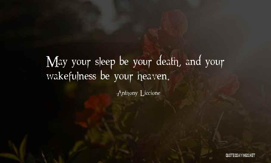 Wakefulness Quotes By Anthony Liccione Wakefulness Quotes By Anthony Liccione