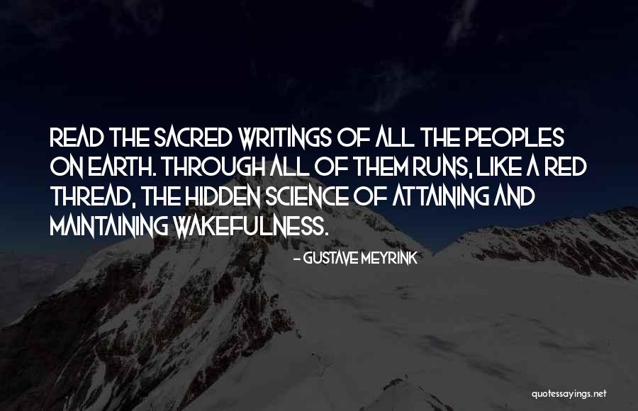 Wakefulness Quotes By Gustave Meyrink Wakefulness Quotes By Gustave Meyrink
