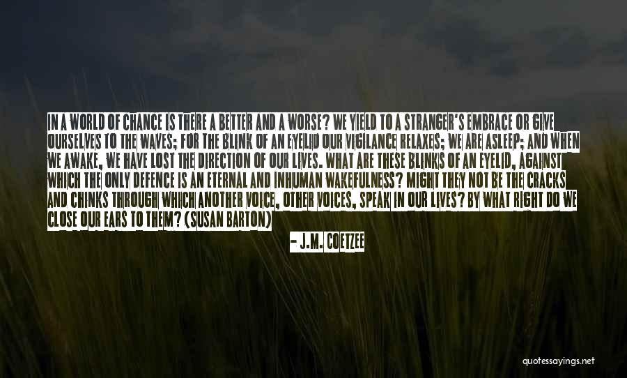 Wakefulness Quotes By J.M. Coetzee Wakefulness Quotes By J.M. Coetzee