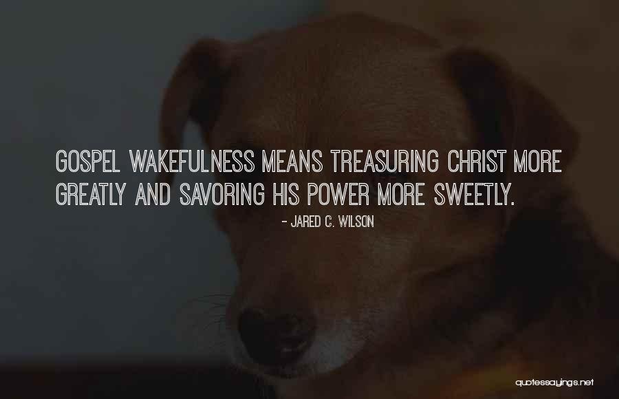 Wakefulness Quotes By Jared C. Wilson Wakefulness Quotes By Jared C. Wilson