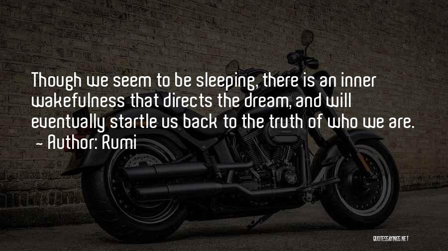Wakefulness Quotes By Rumi