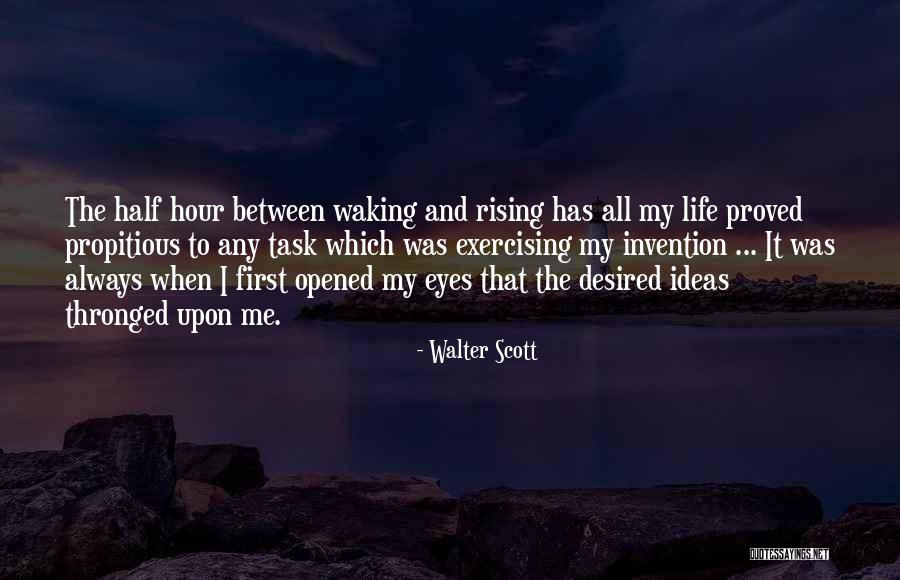 Waking The Quotes By Walter Scott Waking The Quotes By Walter Scott