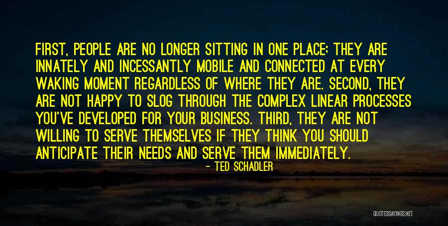 Waking Up Happy Quotes By Ted Schadler