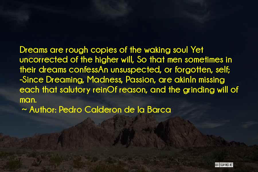 Waking Up Missing You Quotes By Pedro Calderon De La Barca