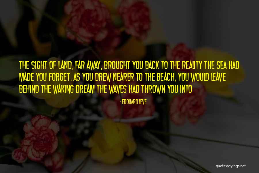 Waking Up To Reality Quotes By Edouard Leve Waking Up To Reality Quotes By Edouard Leve