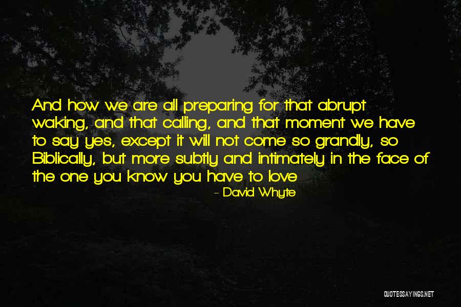 Waking Up With Someone You Love Quotes By David Whyte Waking Up With Someone You Love Quotes By David Whyte
