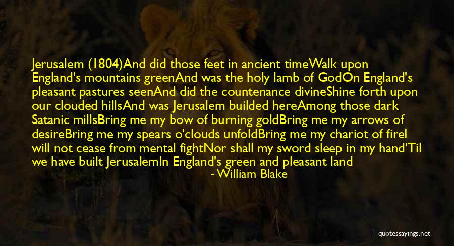 Walk In The Clouds Quotes By William Blake