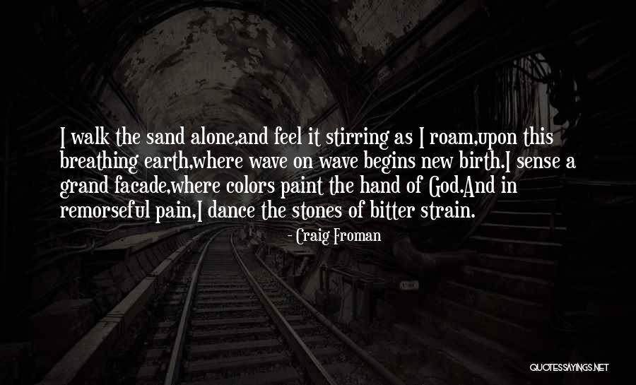 Walk On Sand Quotes By Craig Froman