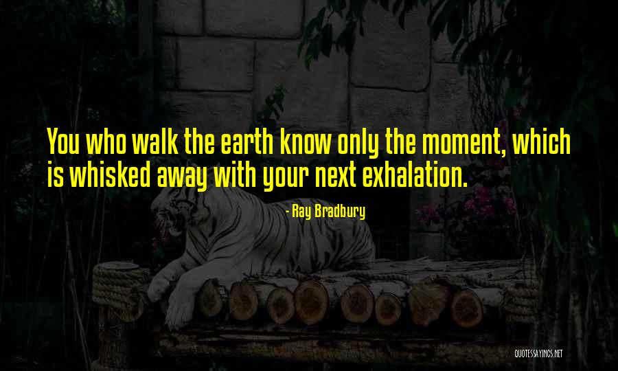 Walk The Earth Quotes By Ray Bradbury Walk The Earth Quotes By Ray Bradbury