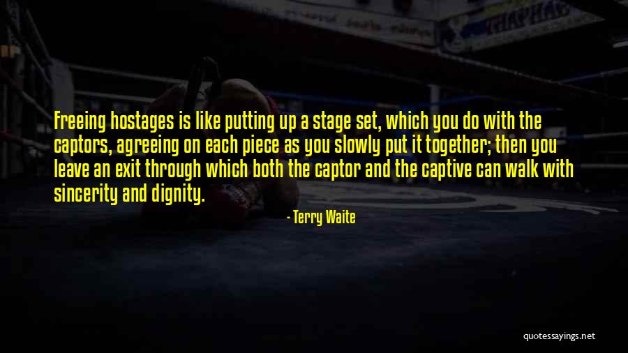 Walk Together Quotes By Terry Waite Walk Together Quotes By Terry Waite