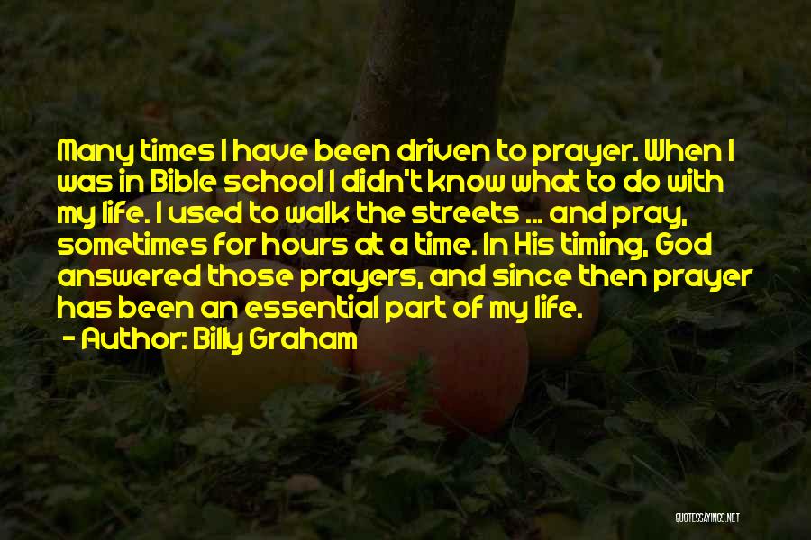 Walk With God Bible Quotes By Billy Graham