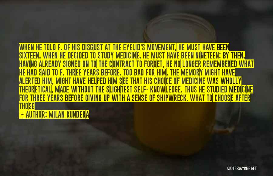 Walked Alone Quotes By Milan Kundera