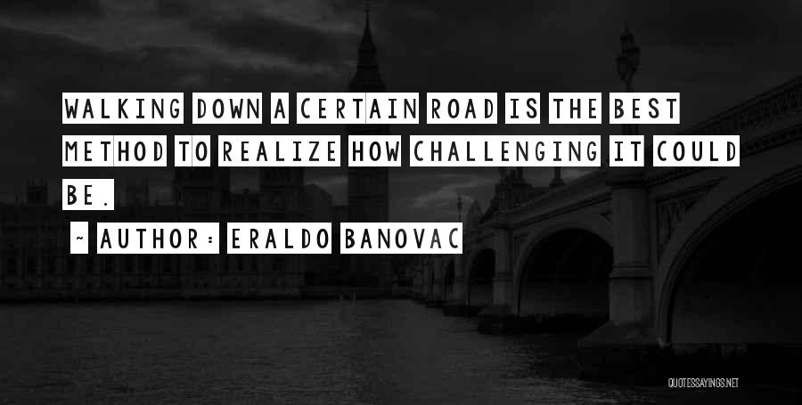 Walking A Road Quotes By Eraldo Banovac