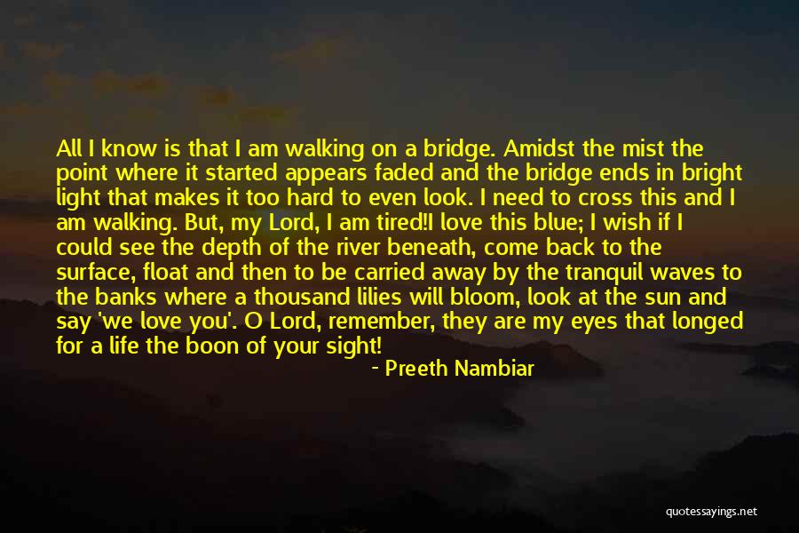 Walking Back Into My Life Quotes By Preeth Nambiar