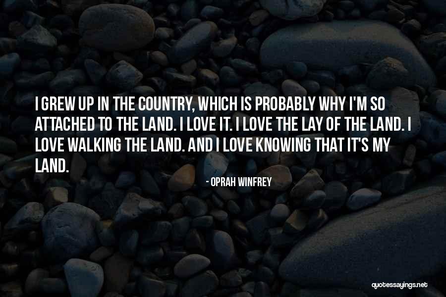 Walking In Love Quotes By Oprah Winfrey