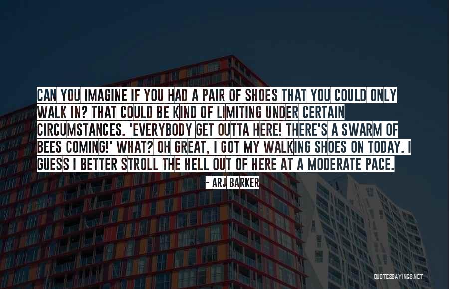 Walking In Your Shoes Quotes By Arj Barker