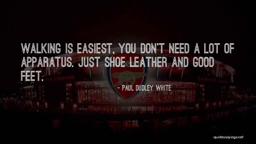 Walking In Your Shoes Quotes By Paul Dudley White