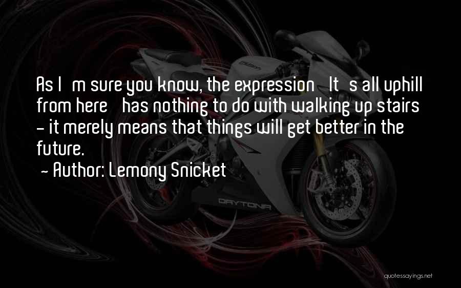 Walking Into The Future Quotes By Lemony Snicket