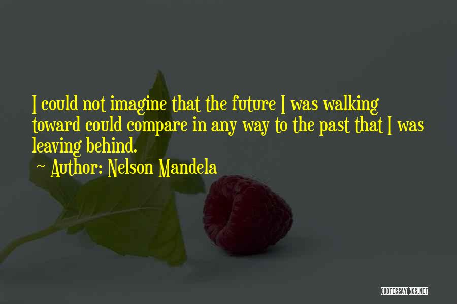 Walking Into The Future Quotes By Nelson Mandela