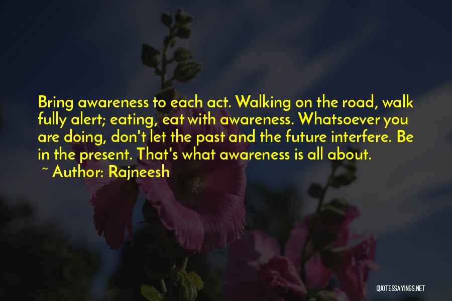 Walking Into The Future Quotes By Rajneesh