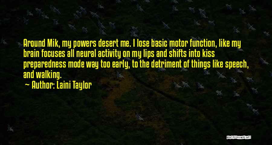 Walking Lovers Quotes By Laini Taylor