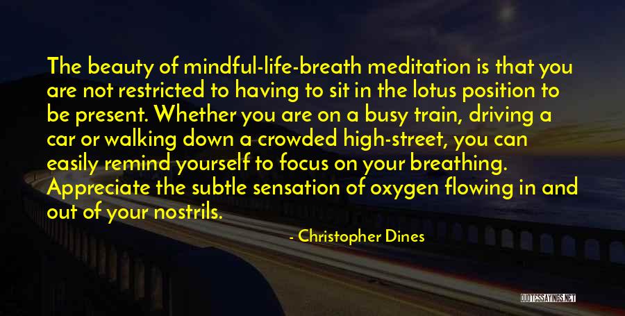 Walking Out Of Your Life Quotes By Christopher Dines